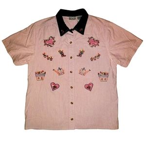 Bobbie Brooks Button Up Top